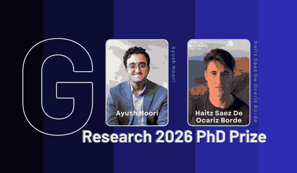 Two Oxford Engineering DPhil students win G-Research 2026 PhD Prize 
