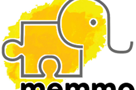 MEMMO elephant yellow logo. 