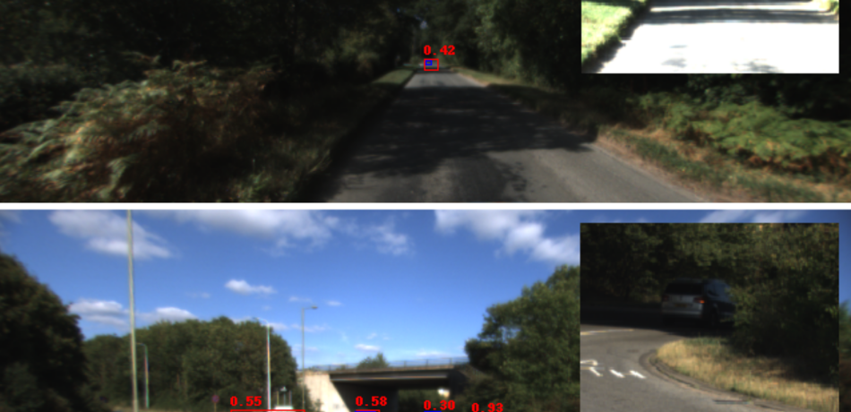 street view camera showing Distant Vehicle Detection.