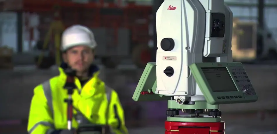 Leica Total Station and Scanner.
