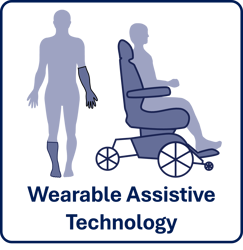 Wearable assistive technology illustration