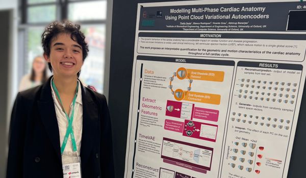 Institute of Biomedical Engineering DPhil Student wins Bill and Gary Sanders Poster Award 