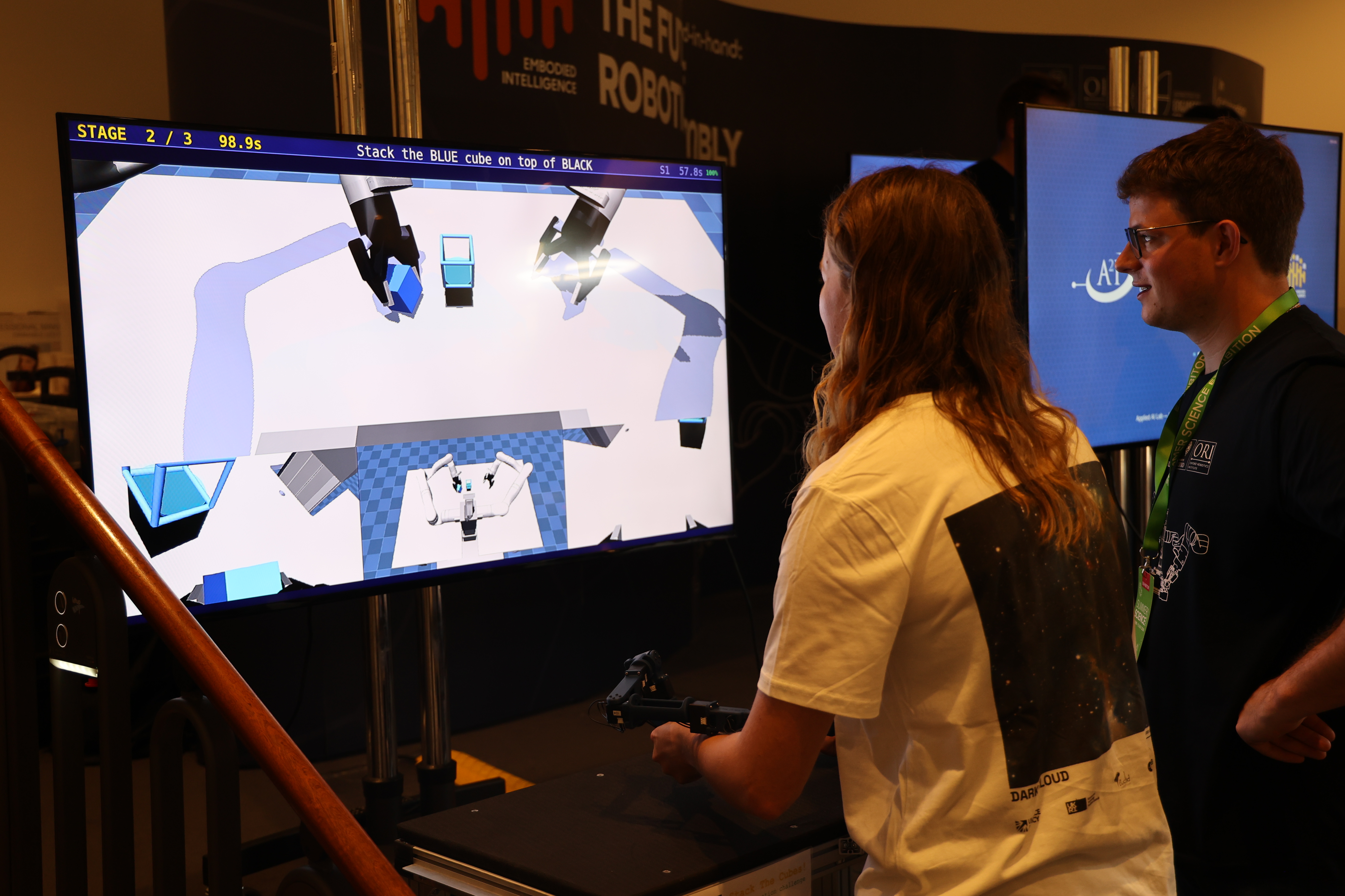 Mini teleoperation game at Royal Society