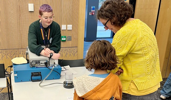 Engineers engage young people with interactive activities at the Oxford Brookes Science Bazaar 