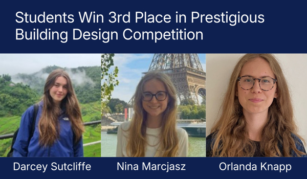 Oxford Engineering students win 3rd place in prestigious Sustainable Design competition 