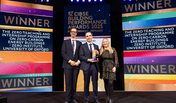 ZERO Institute wins the CIBSE Awards 2025 for Learning and Development